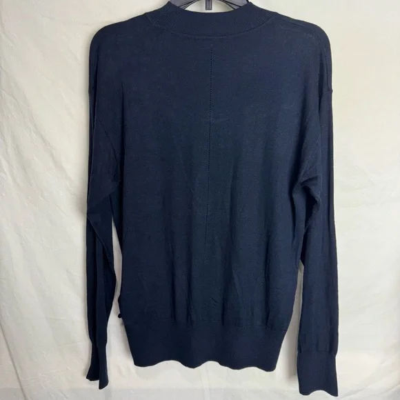 Scotch & Soda Knitwear Lightweight Mock Neck Long Sleeve Pullover Sweater Size M